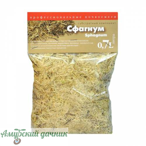 картинка СА Мох - сфагнум 0,7л/40 от магазина Амурский дачник+