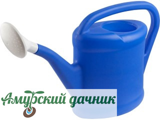 картинка Лейка 10л. с насадкой/ 5 ЛЮКС  "ПОЛИПЛАСТ" от магазина Амурский дачник+