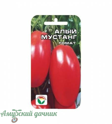 картинка ЦВП Томат Алый мустанг 20с. "СС"/10(индет, сигаровидный) от магазина Амурский дачник+